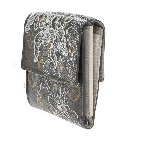 LOUIS VUITTON Porte Monnaie Billet Wallet Monogram Dantiel Brown M95396 79RF586 - Picture 9 of 12